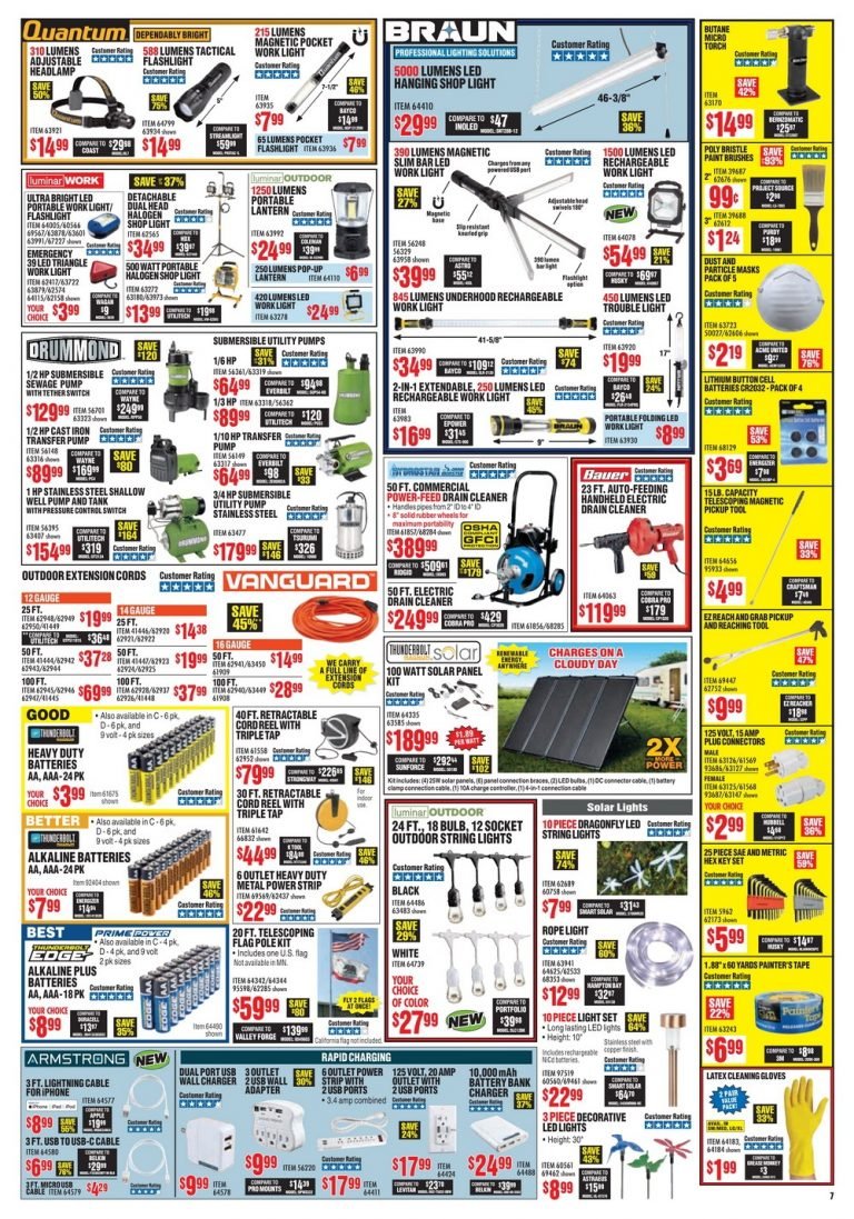 Harbor Freight Flyer Sale September, 2019