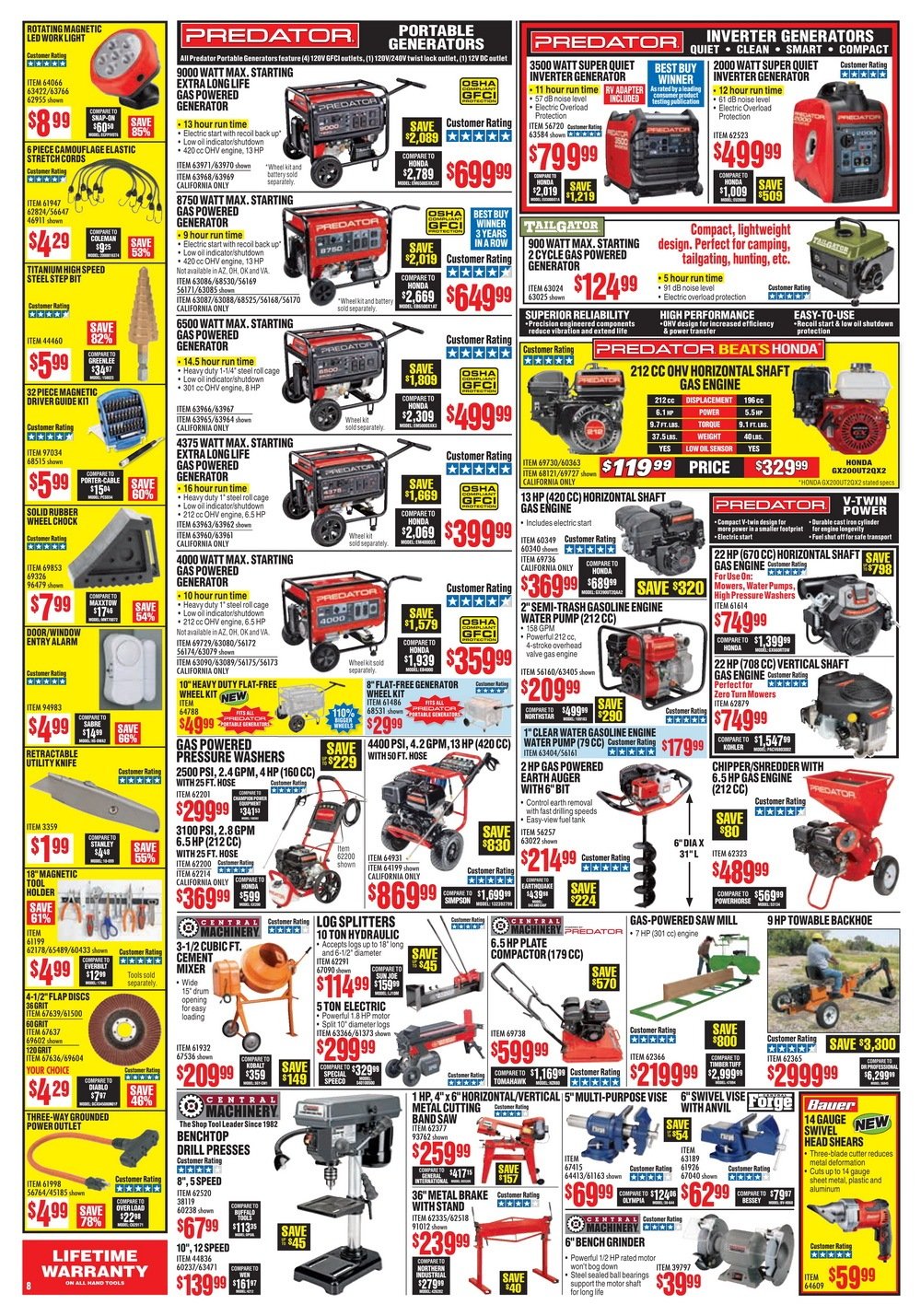 Harbor Freight Flyer Sale September, 2019