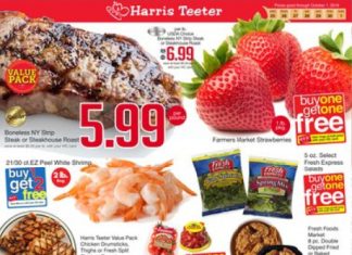 Harris Teeter Weekly Ad Sep 25 – Oct 01, 2019