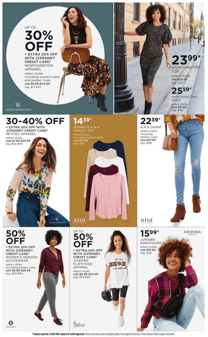 JCPenney Weekly Ad Sep 30 Oct 3, 2019