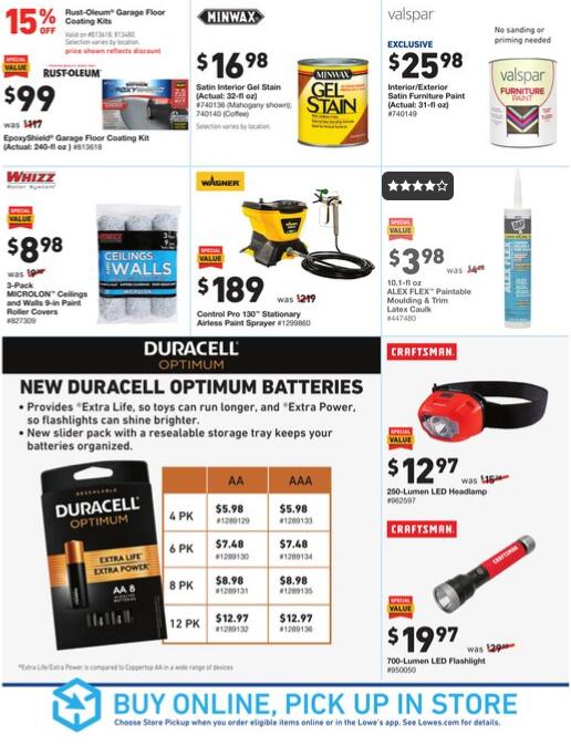 Lowe's Weekly Ad Sep 26 Oct 2, 2019