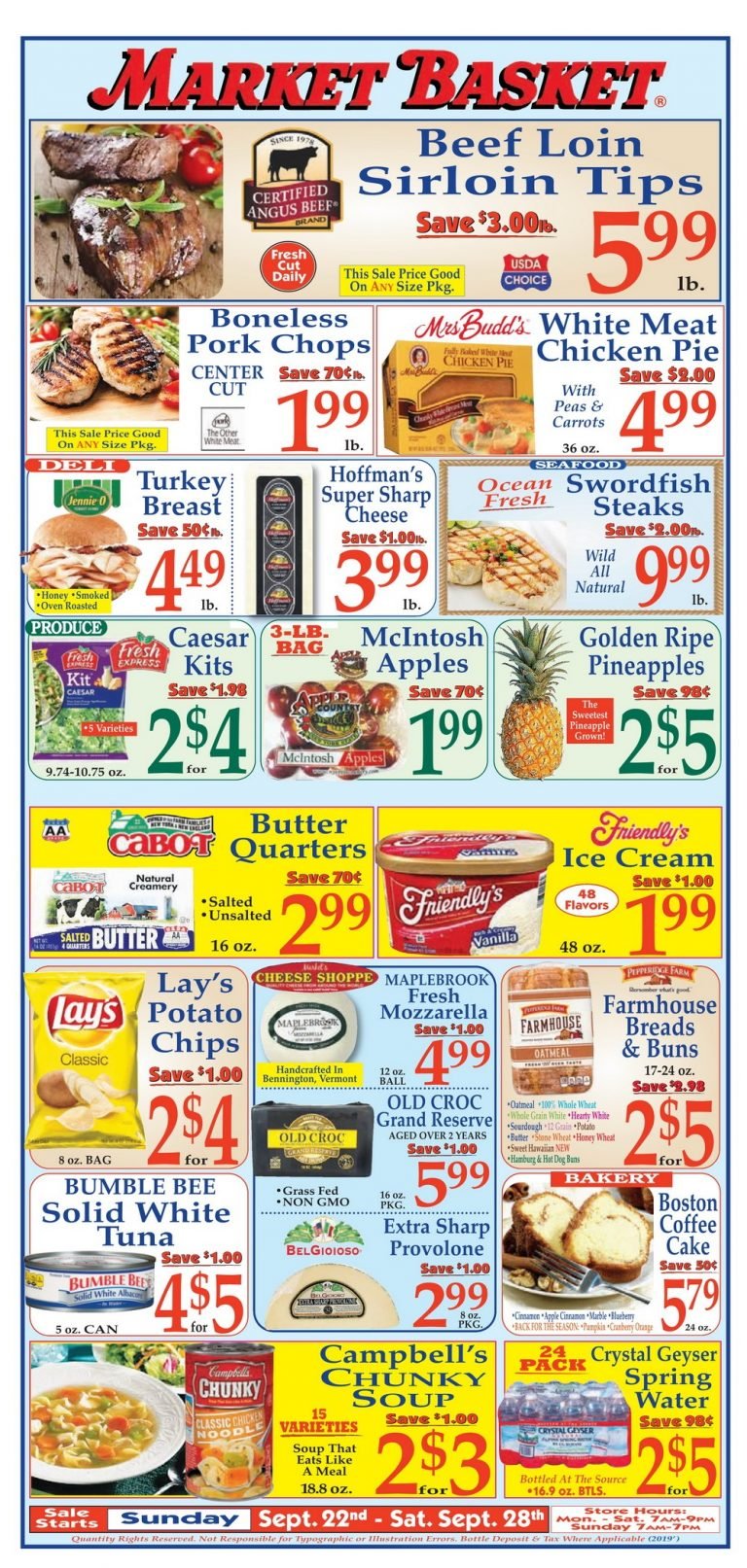 Market Basket Weekly Ad Sep 22 Sep 28, 2019