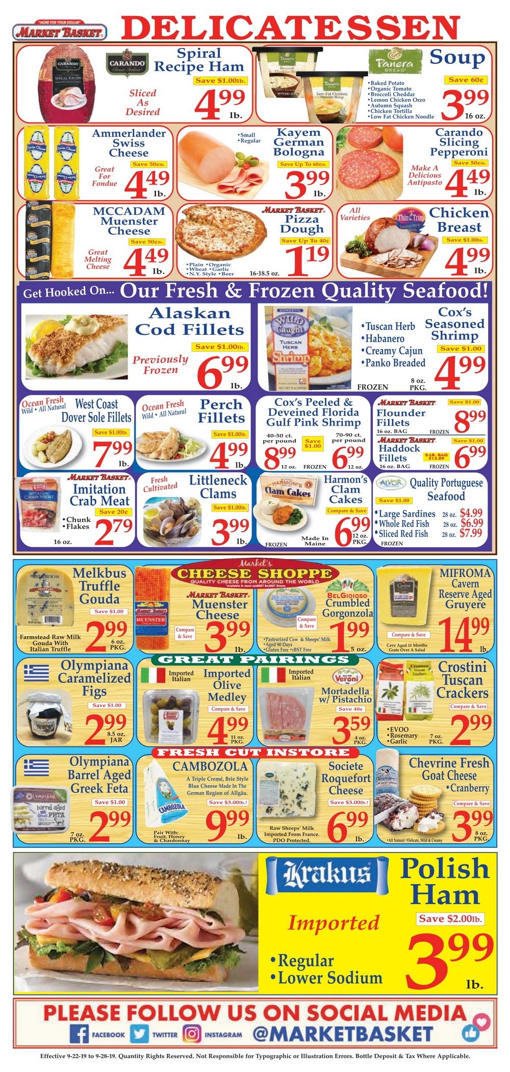 Market Basket Weekly Ad Sep 22 Sep 28, 2019