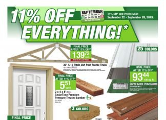 Menards Weekly Ad Sep 22 – Sep 28, 2019