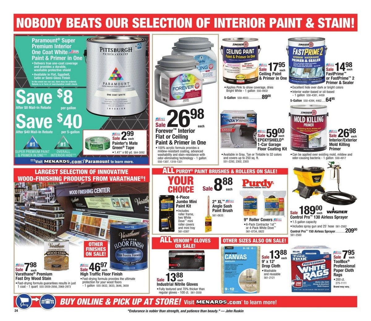 Menards Flyer Sale Sep 29 Oct 12, 2019