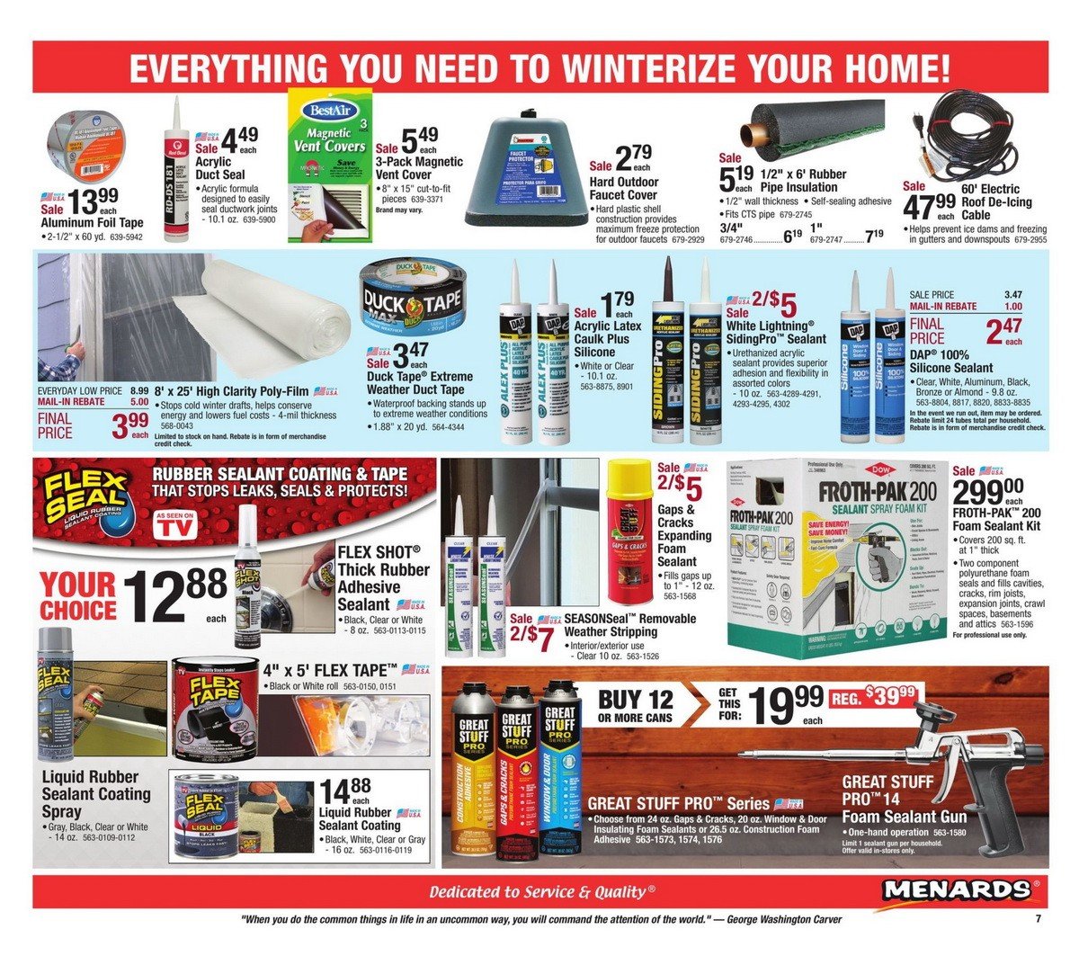 Menards Flyer Sale Sep 29 Oct 12, 2019