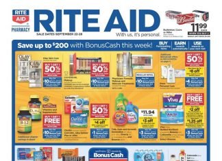 Rite Aid Weekly Ad Sep 22 – Sep 28, 2019