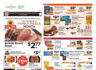 ShopRite Weekly Ad Sep 22 – Sep 28, 2019