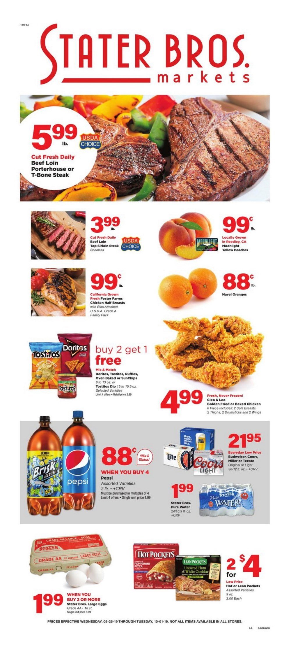 Stater Bros Weekly Ad Sep 25 Oct 1, 2019