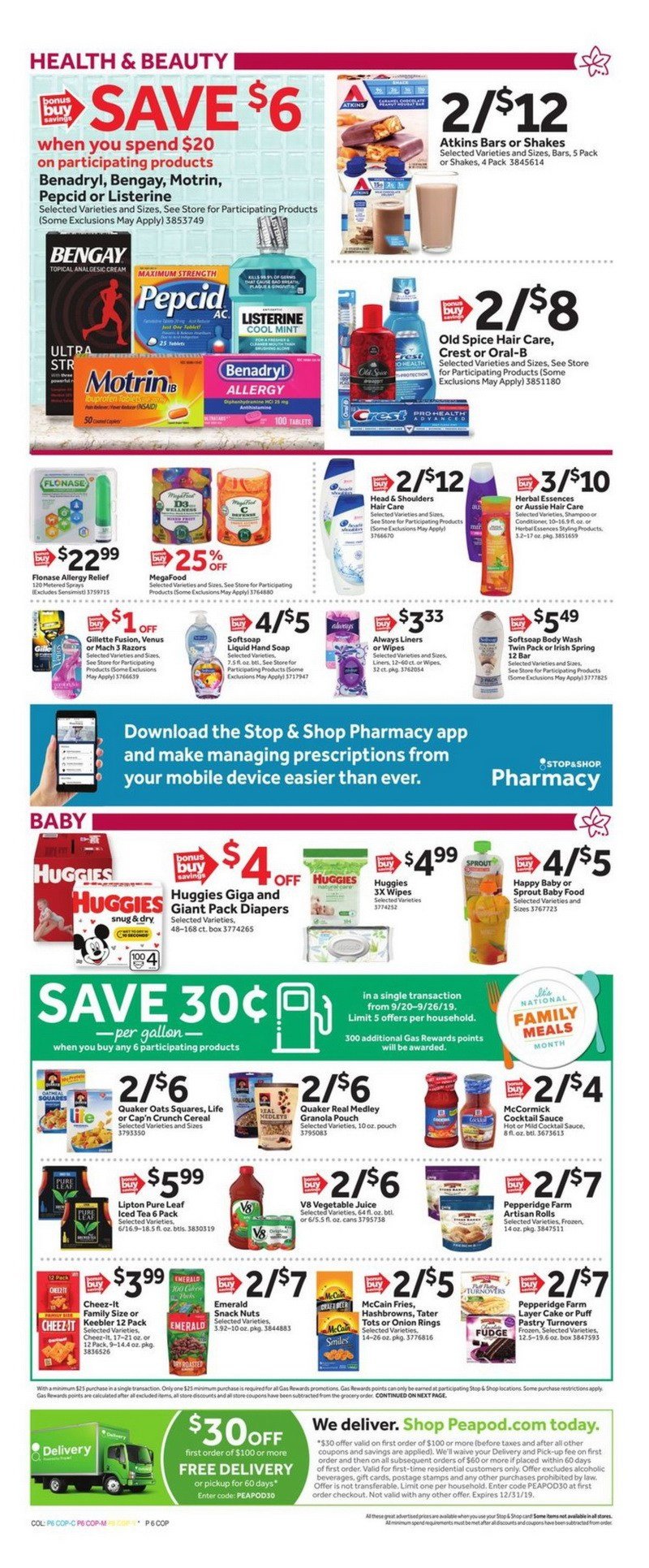 Stop & Shop Weekly Ad Sep 20 Sep 26, 2019