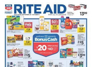 Rite Aid Weekly Ad Sep 29 – Oct 5, 2019