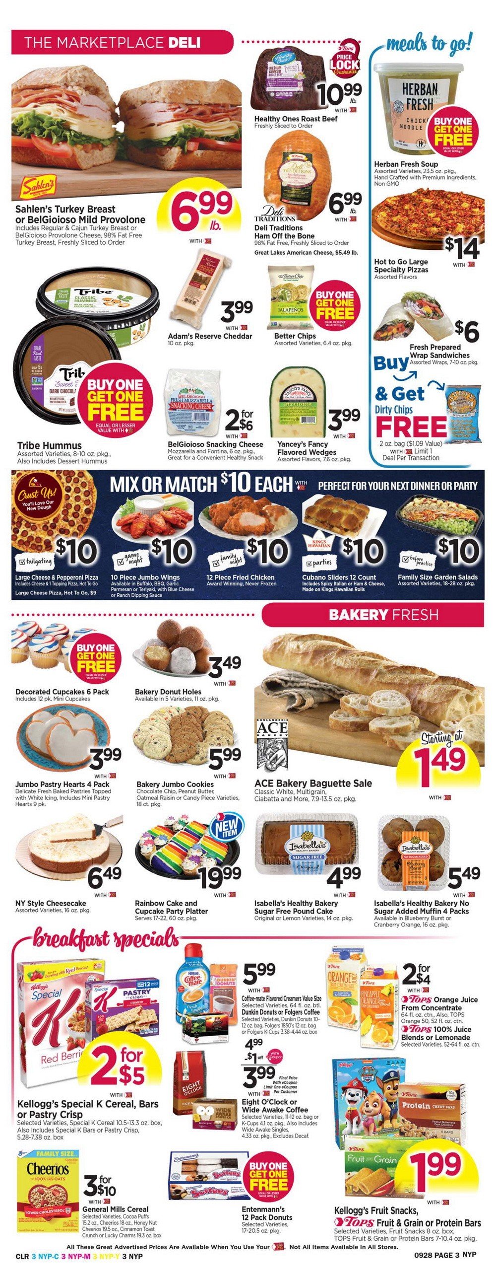 Tops Weekly Circular Sep 22 Sep 28, 2019