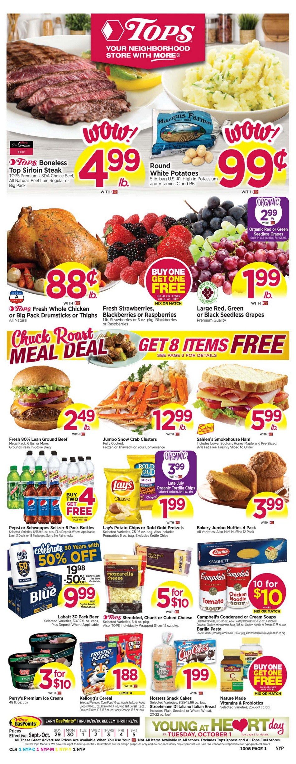 Tops Weekly Circular Sep 29 Oct 5, 2019
