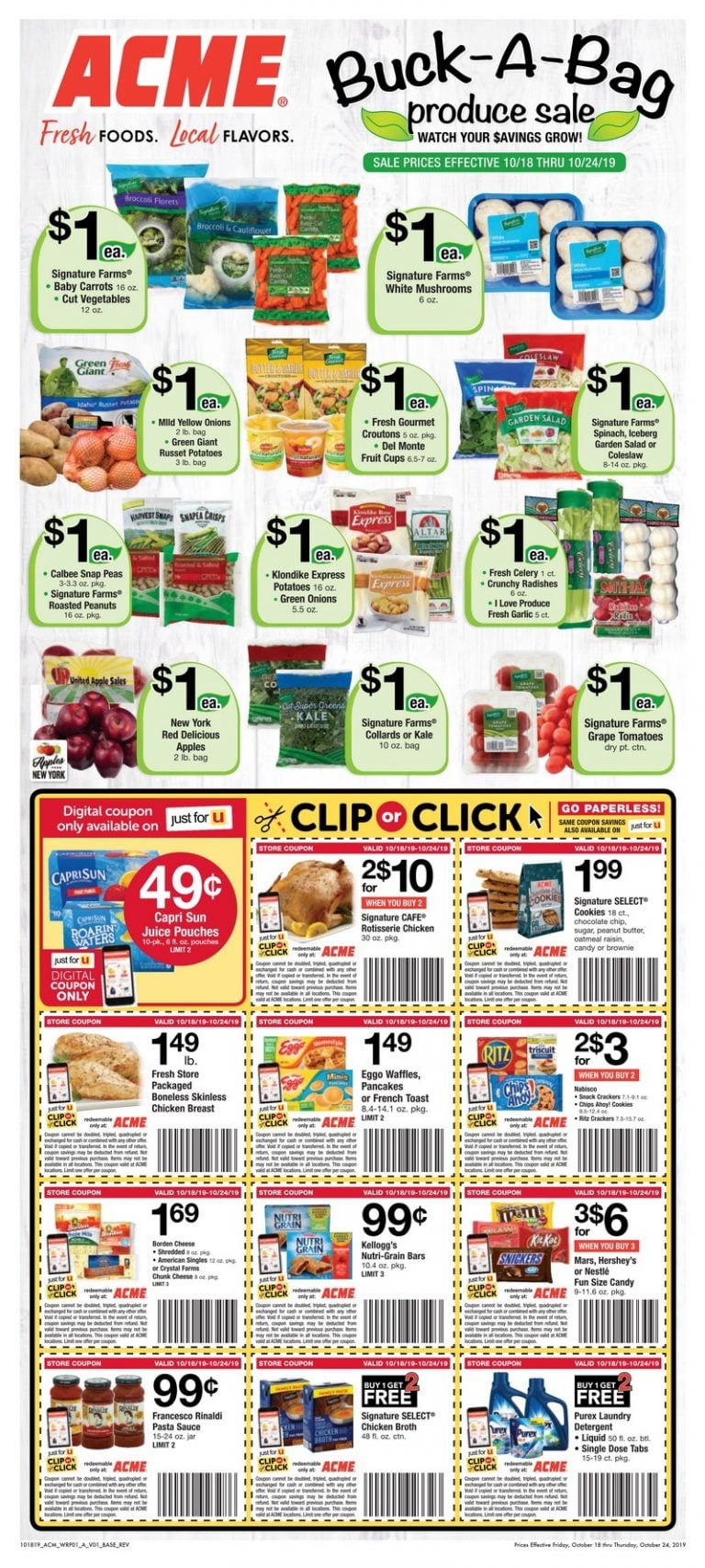 Acme Weekly Ad Oct 18 Oct 24, 2019