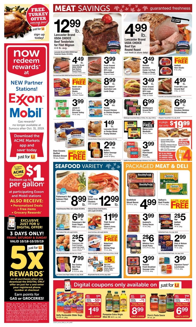 Acme Weekly Ad Oct 18 Oct 24, 2019