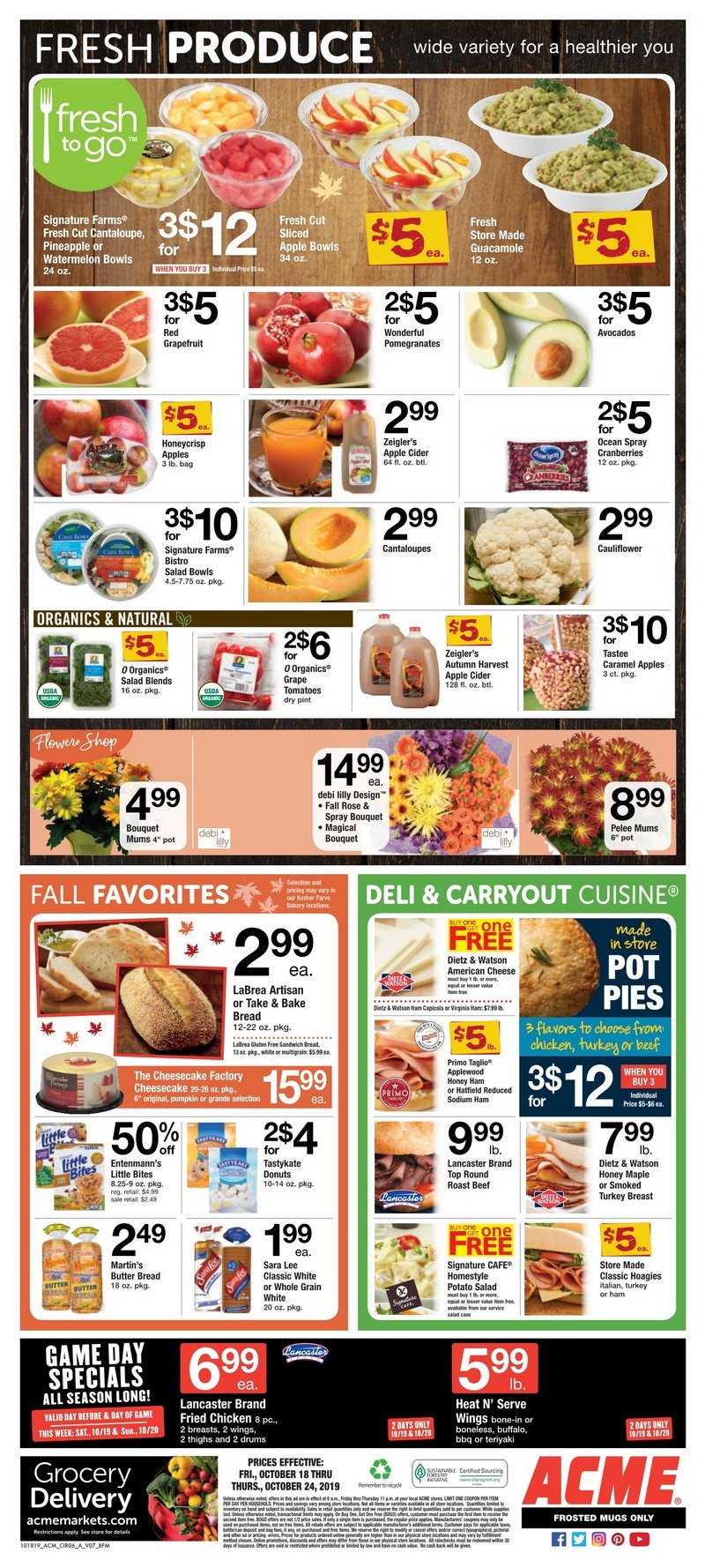 Acme Weekly Ad Oct 18 Oct 24, 2019
