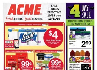 Acme Weekly Ad Oct 25 – Oct 31, 2019