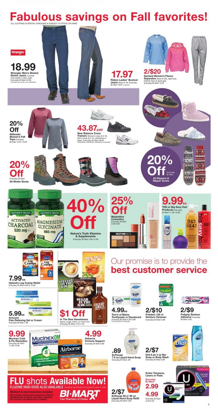 Bi Mart Weekly Ad Oct 17 - Oct 23, 2019