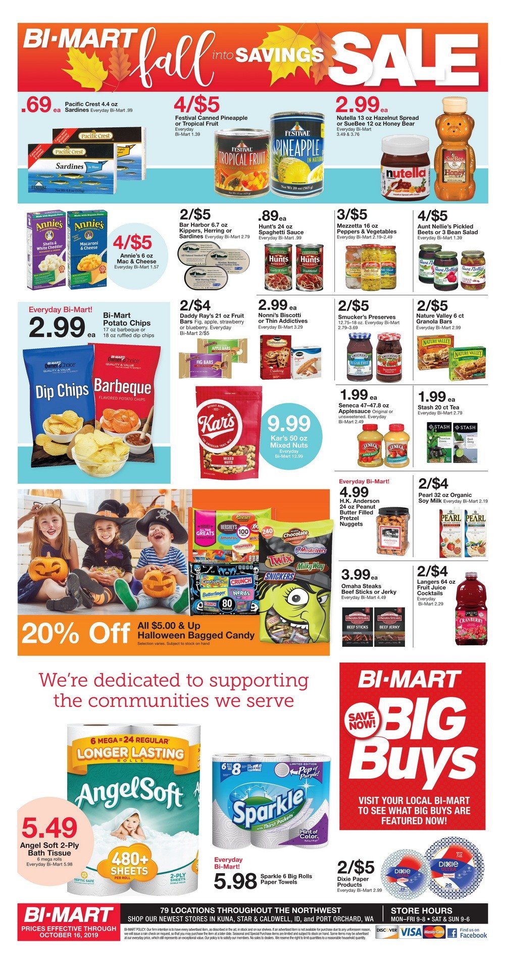 Bi Mart Weekly Ad Oct 10 Oct 16, 2019