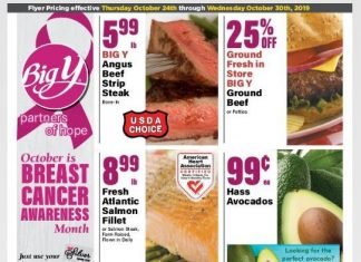Big Y Weekly Ad Oct 24 – Oct 30, 2019