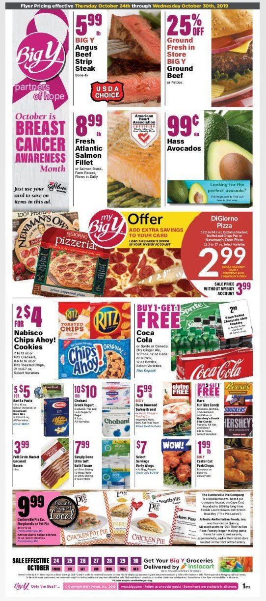 Big Y Weekly Ad Oct 24 Oct 30, 2019