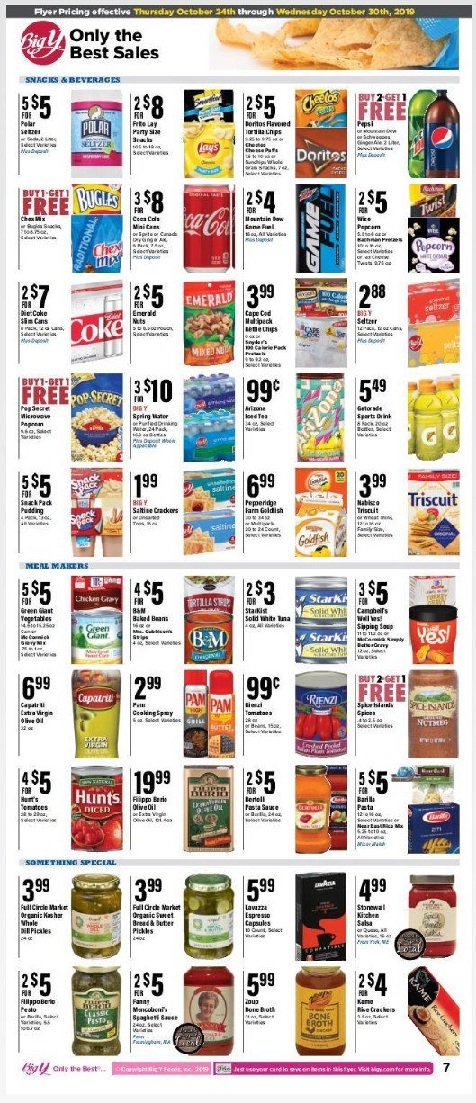 Big Y Weekly Ad Oct 24 Oct 30, 2019