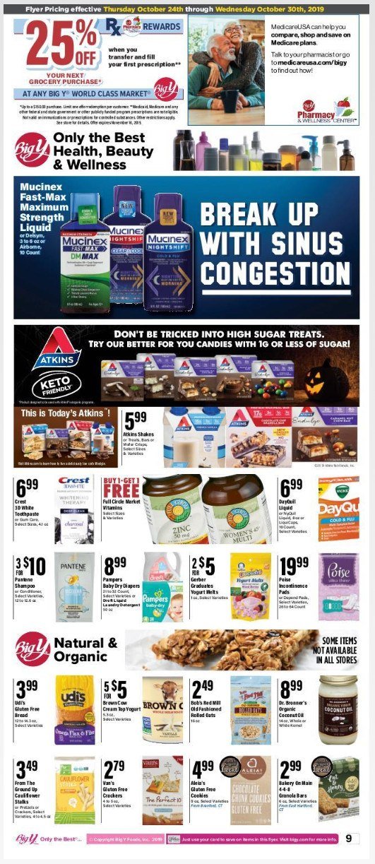 Big Y Weekly Ad Oct 24 Oct 30, 2019