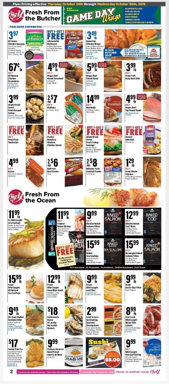 Big Y Weekly Ad Oct 24 Oct 30, 2019