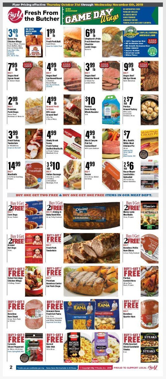 Big Y Weekly Ad Oct 31 Nov 06, 2019