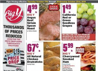 Big Y Weekly Ad Oct 17 – Oct 23, 2019