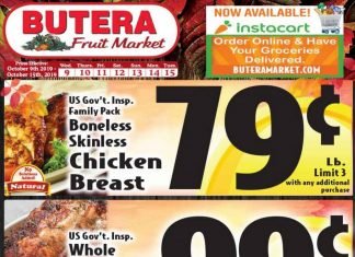Butera Weekly Ad Oct 9 – Oct 15, 2019