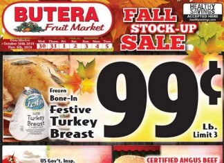 Butera Weekly Ad Oct 30 – Nov 05, 2019