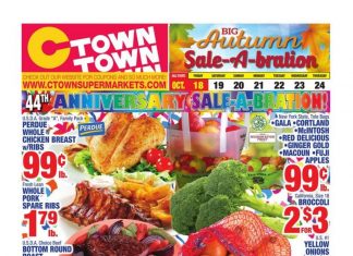 C-Town Weekly Ad Oct 18 – Oct 24, 2019
