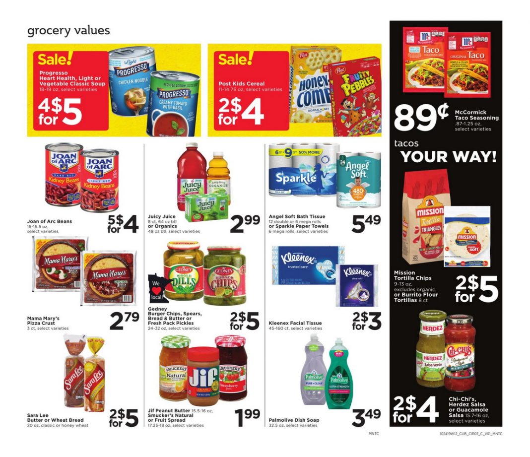 Cub Foods Weekly Ad Oct 24 Oct 30, 2019