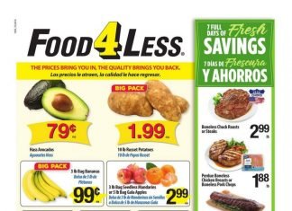 Food 4 Less Weekly Ad Oct 2 – Oct 8, 2019