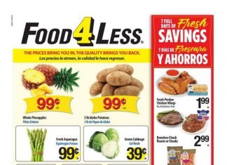 Food 4 Less Weekly Ad Oct 30 – Nov 05, 2019