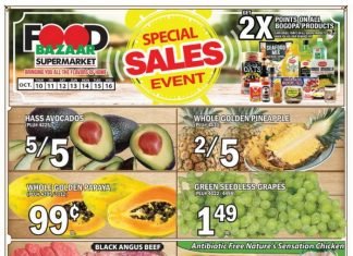 Food Bazaar Weekly Ad Oct 10 – Oct 16, 2019
