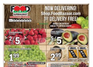 Food Bazaar Weekly Ad Oct 24 – Oct 30, 2019