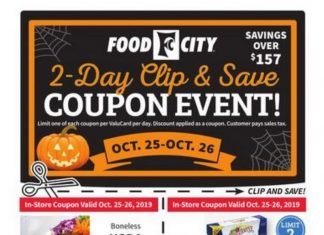 Food City Weekly Ad Oct 23 – Oct 29, 2019