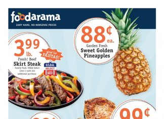 Foodarama Weekly Ad Oct 30 – Nov 05, 2019