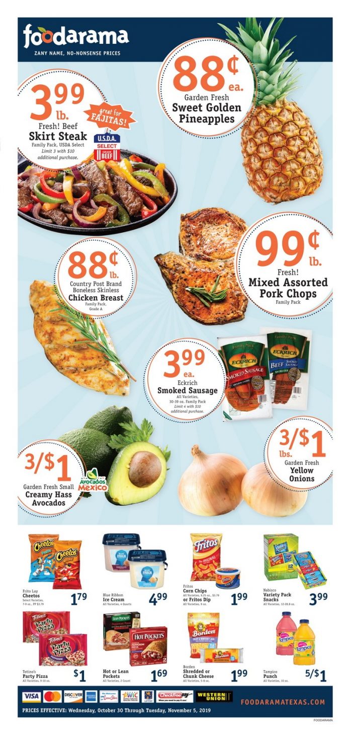 Foodarama Weekly Ad Oct 30 Nov 05, 2019