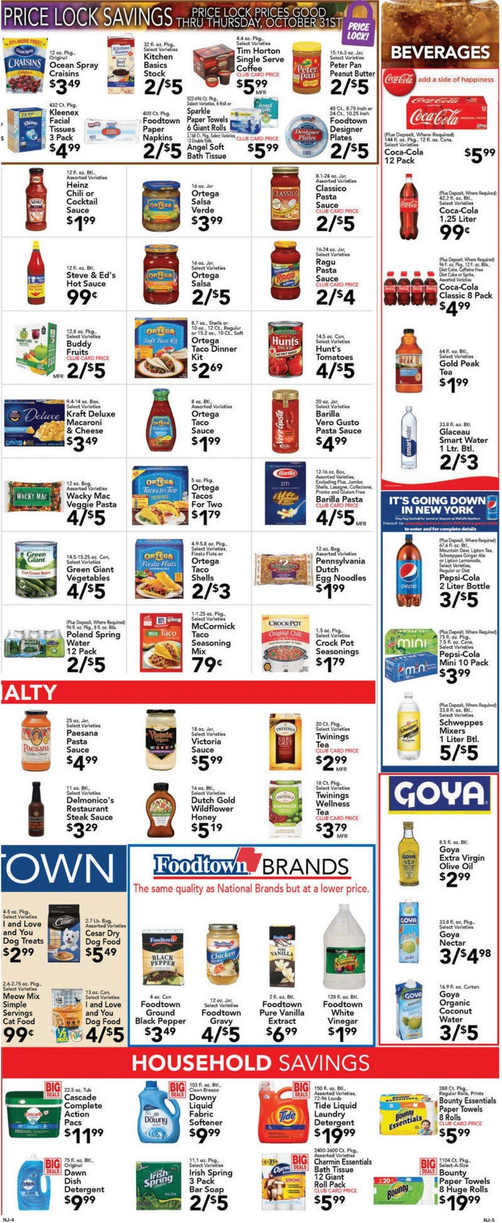 Foodtown Weekly Ad Oct 11 Oct 17, 2019