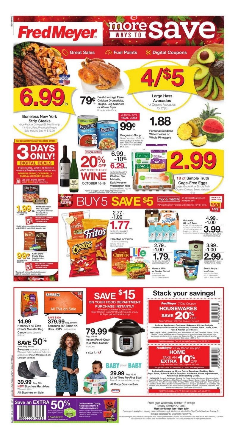 Fred Meyer Weekly Circular Oct 16 Oct 22, 2019