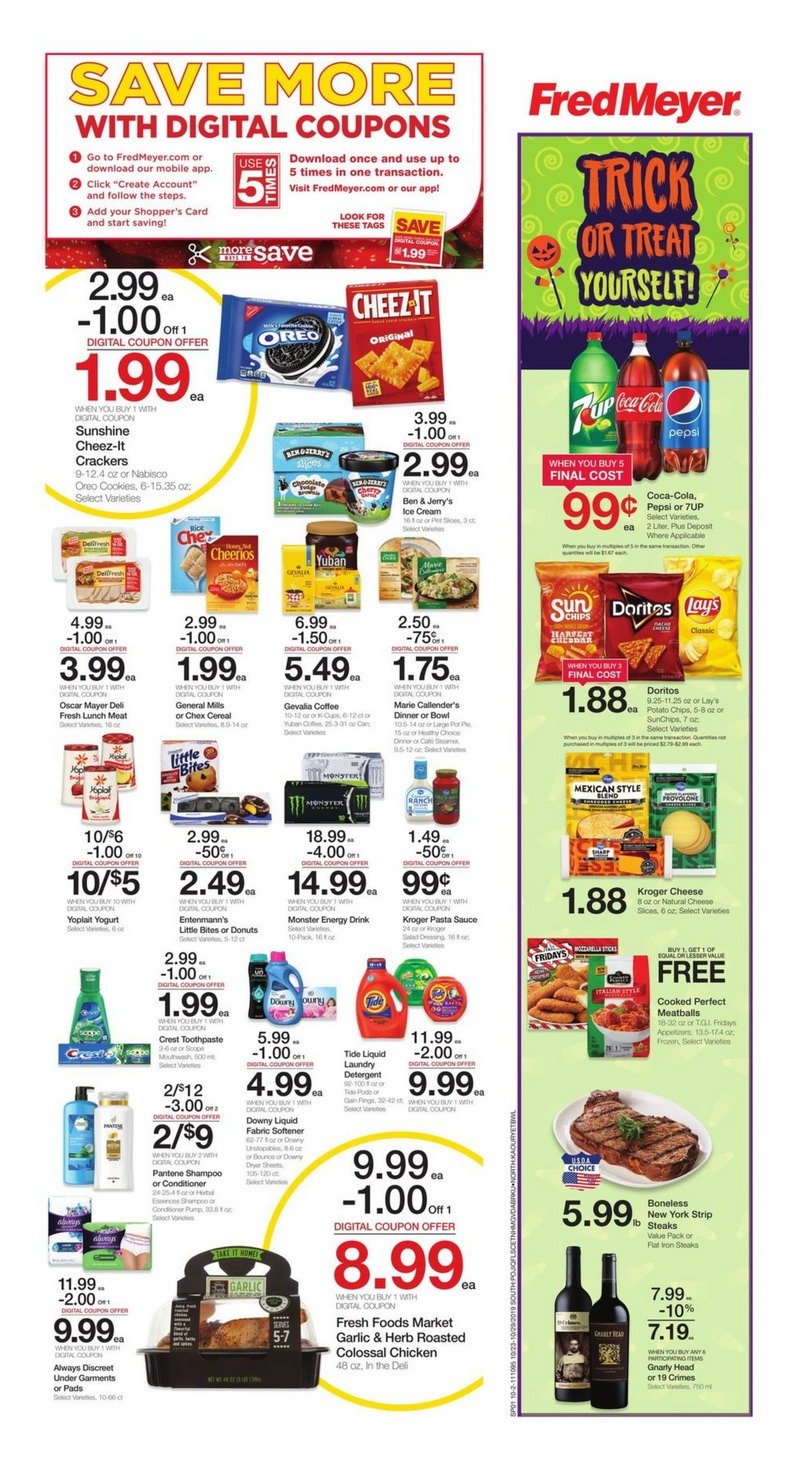 Fred Meyer Weekly Circular Oct 23 Oct 29, 2019