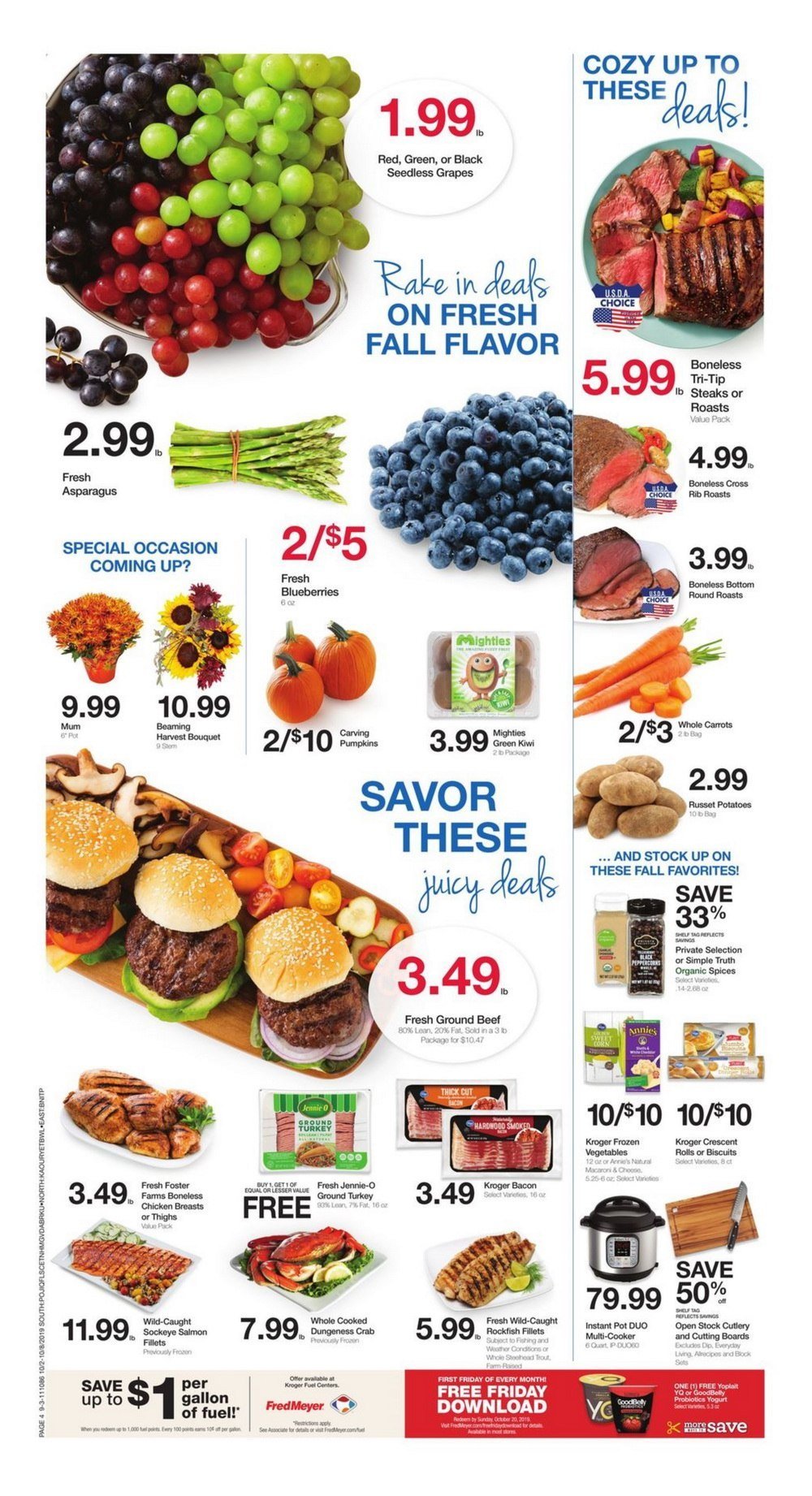 Fred Meyer Weekly Ad Oct 02 Oct 08 2019