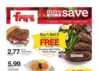 Fry’s Food Weekly Ad Oct 23 – Oct 29, 2019