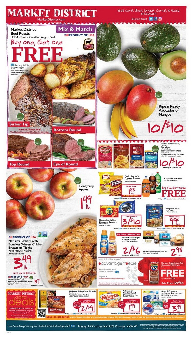 Giant eagle weekly ad oct 24 oct 30 2019