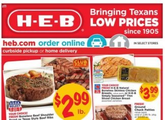HEB Weekly Ad Oct 30 – Nov 05, 2019