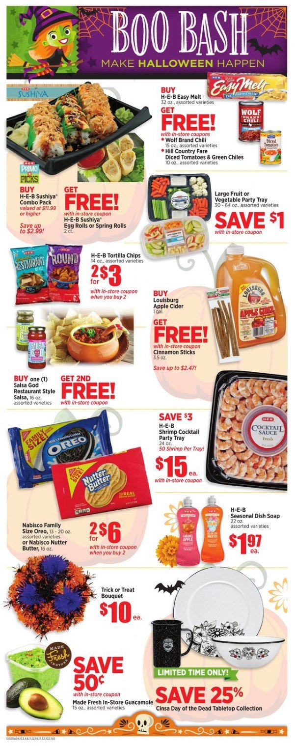 HEB Weekly Ad Oct 30 Nov 05, 2019