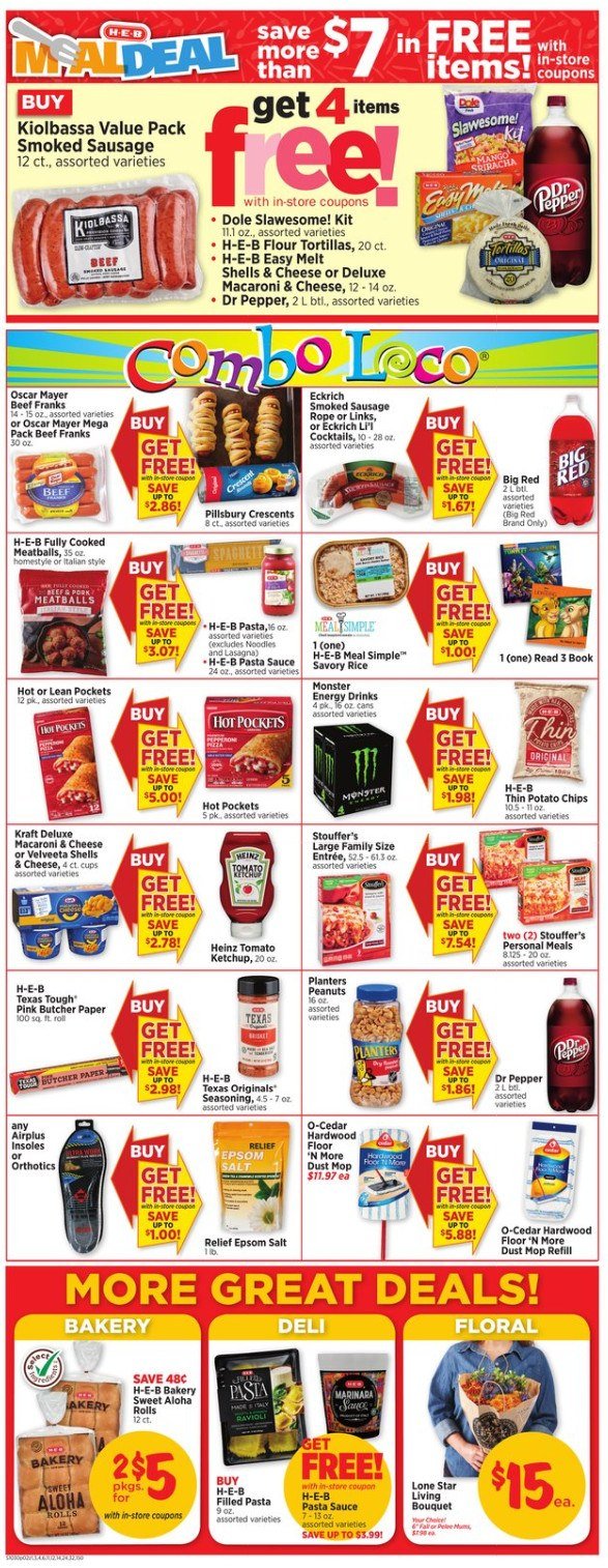 HEB Weekly Ad Oct 30 Nov 05, 2019